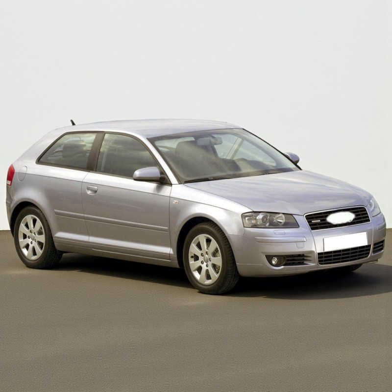 Audi A3 HB 2004-2008 Kol Dayama Kolçak Kapağı Gri Deri 8P0864245D