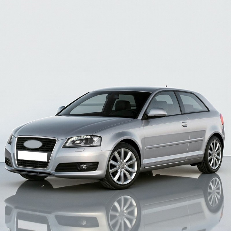 Audi A3 HB 2009-2012 Kol Dayama Kolçak Kapağı Gri Deri 8P0864245D