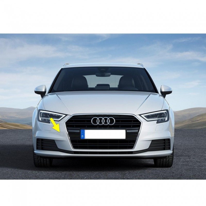 Audi A3 Hatchback 2017-2020 Ön Tampon Çeki Demiri Kapağı 8V3807241B