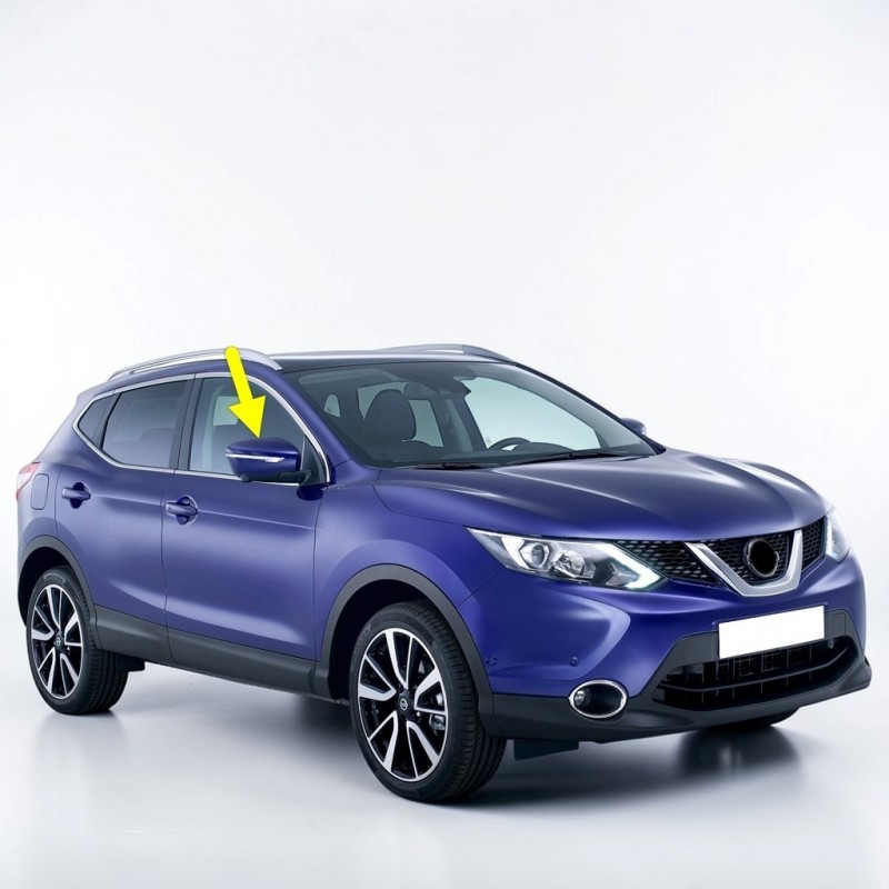 Nissan Qashqai J11 2014-2018 Sağ Dış Dikiz Ayna Üst Kapağı