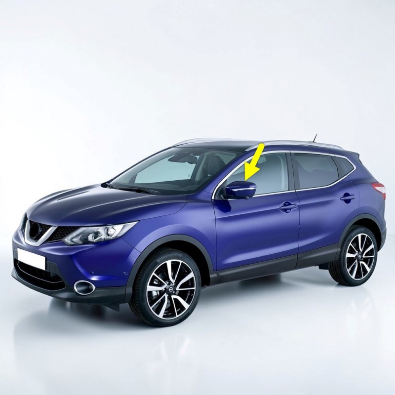 Nissan Qashqai J11 2014-2018 Sol Dış Dikiz Ayna Üst Kapağı