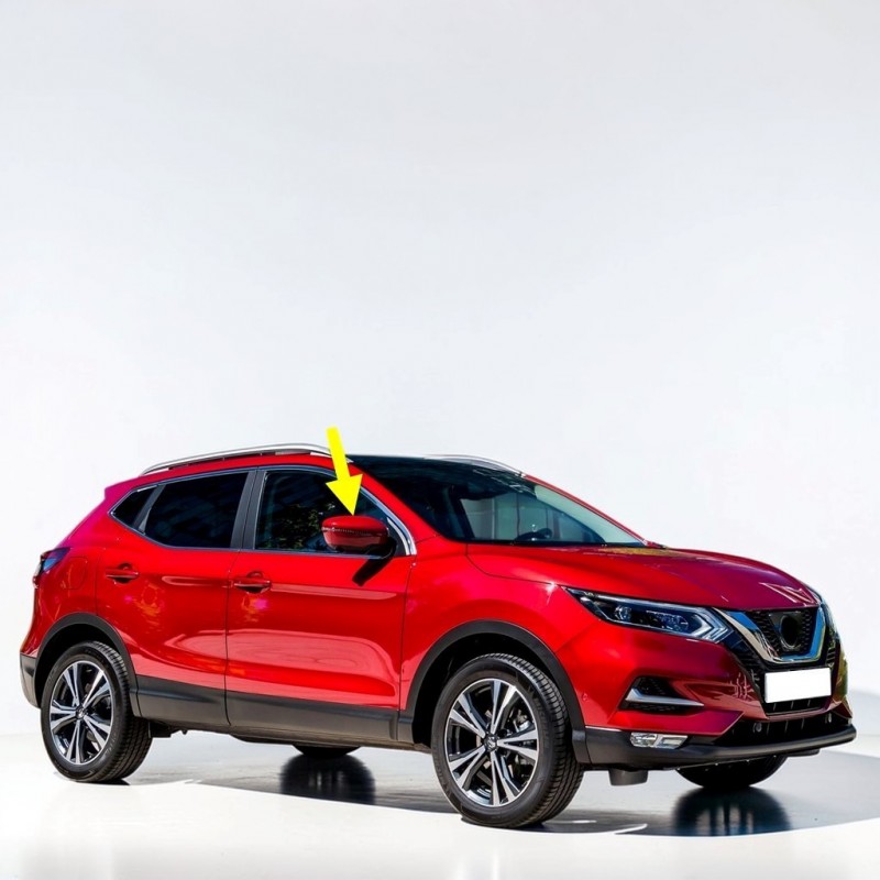 Nissan Qashqai J11 2018-2021 Sağ Dış Dikiz Ayna Üst Kapağı