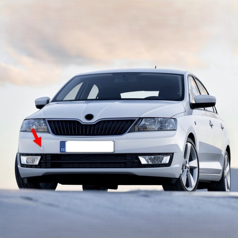 Skoda Rapid 2012-2021 Ön Tampon Çeki Çekme Demiri Kapağı 5JA807241