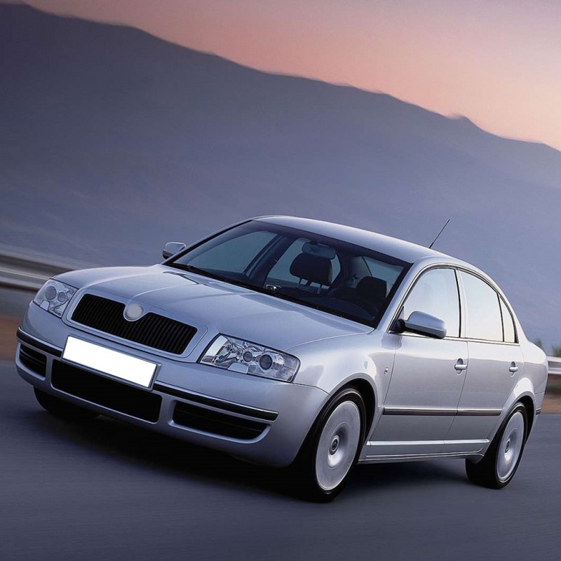 Skoda Superb 1 2002-2008 Sol Ön Kapı Cam Düğmesi Dörtlü 1J4959857C