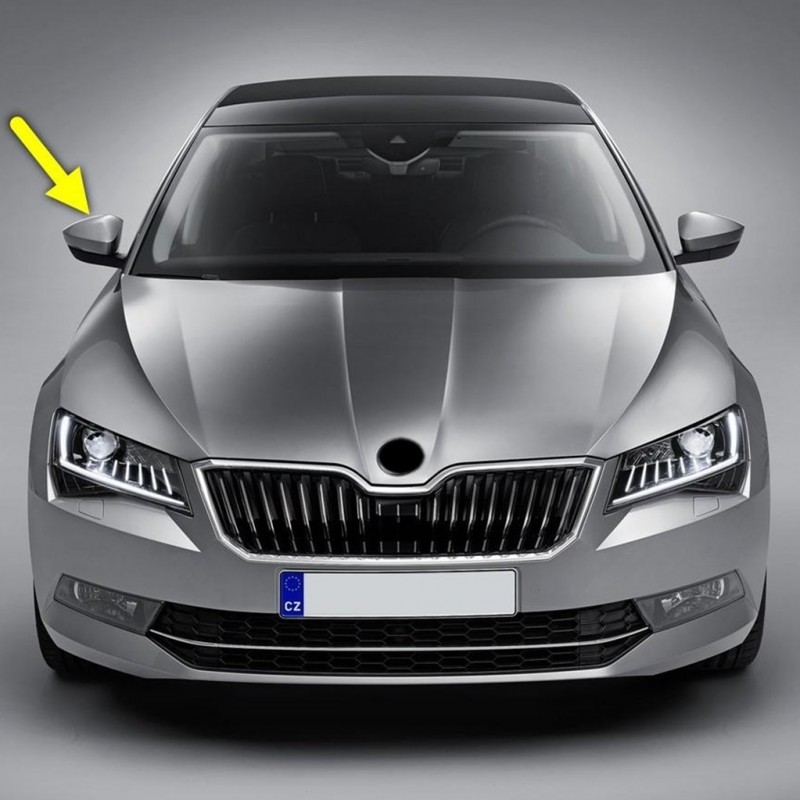 Skoda Superb 3 2015-2019 Sağ Dış Dikiz Aynası Üst Kapağı 3V0857538A