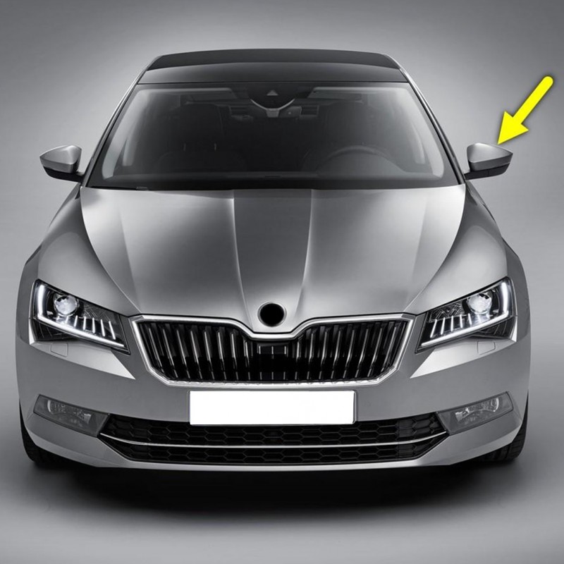 Skoda Superb 3 2015-2019 Sol Dış Dikiz Aynası Üst Kapağı 3V0857537A
