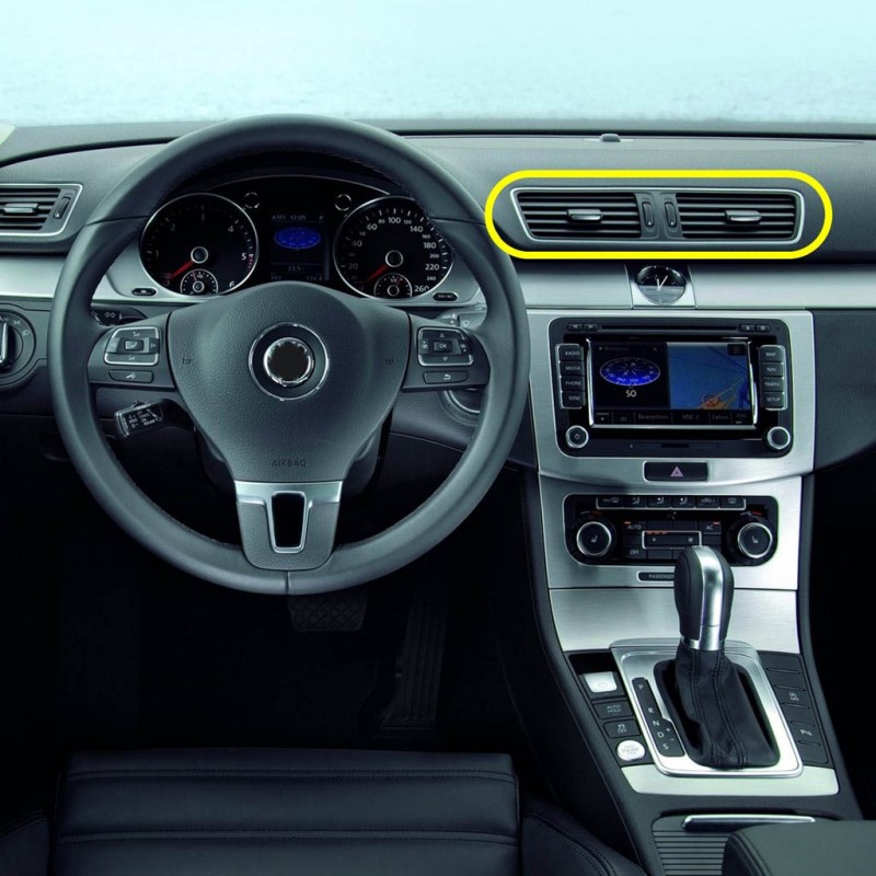 VW Passat B7 2011-2014 Ön Konsol Orta Havalandırma Izgarası 3AB819728A-bisra