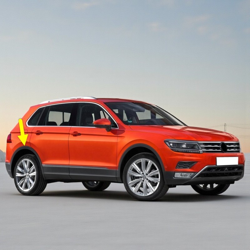 VW Tiguan 2016-2020 Sağ Arka Çamurluk Ağzı Plastik Dodik 5NA854820J
